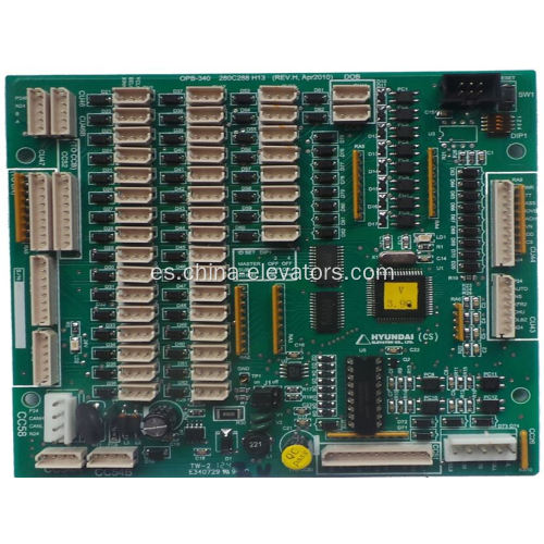 OPB-340 Placa de Comunicación COP para Ascensores Hyundai STVF7
